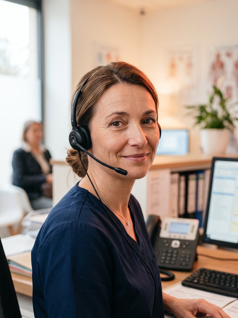 Clara, agent vocal de démonstration pour cabinet médical